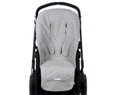 Pasito a Pasito - Funda de silla universal , color flor gris