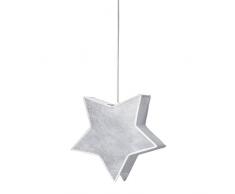 Alondra L534-3070 - Lámpara de techo infantil, forma de estrella, color blanco