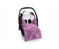 Baby Boum Softy Zip 56 - Manta para grupo 0 biside, color pruna
