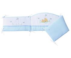 Easy Baby - Bebé fácil nido - extra alta dreambear azul protección de la cabeza cama babynestchen, azul