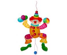 Hess 12427 - Payaso de juguete (de madera, jumping jack)