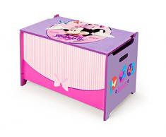 Delta Kids - Caja de juguetes de madera (62,2 x 39,3 x 33,7 cm), MDM, Minnie Mouse, 1 unidad