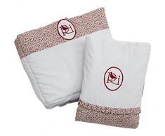 Colección Rosabel Luz - Conjunto de vestiduras + edredón para minicuna