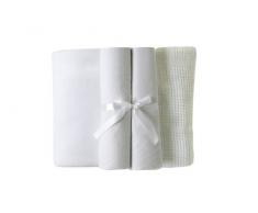 Baby Elegance – Juego de ropa para cama infantil (Color Blanco)