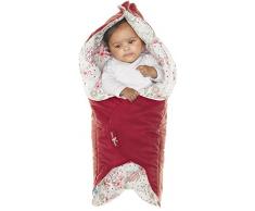 Wallaboo Leaf - Manta para bebé ultra suave, color rosa