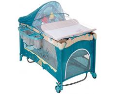 Milly Mally 1957 Viaje Mirage Deluxe Cama Infantil, color azul