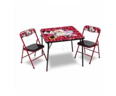 MINNIE MOUSE CONJUNTO DE MESA Y SILLAS