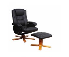 SILLÓN MASAJEADOR CON PUF MAINE