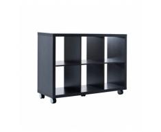 ESTANTERIA KUBOS 6 CON RUEDAS