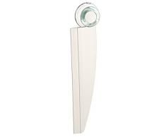Bisk Geco Succión agarre ducha cabina rasqueta y soporte, color verde transparente