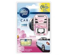Ambi Pur Ambientador Para Coche Flores Elegantes 1 Difusor & 1 Recambio - 7 ml