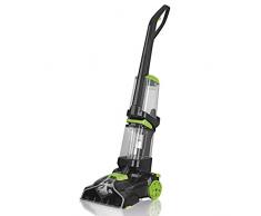 Cleanmaxx 07107 Alfombra limpiador Professional, lavado, limpieza, potencia, incluye alfombra Champú para anhaltende los Restos, 2.8 L, 800 W, Verde/Negro