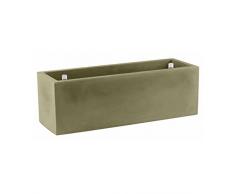 Vondom 41650R - Jardinera, 50 x 120 x 50 cm, color kaki