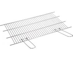 Imex El Zorro 71654 - Parrilla barbacoa inox, 60 x 40 cm, color negro