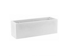 Vondom 41650R - Jardinera, 50 x 120 x 50 cm, color blanco