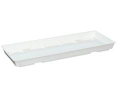 Ebert Jardinera Posavasos, color blanco, 40 x 15 x 3 cm, 1002743