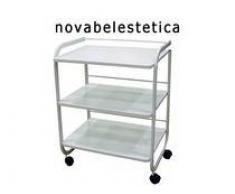 Novabel Carro de madera 3 estantes