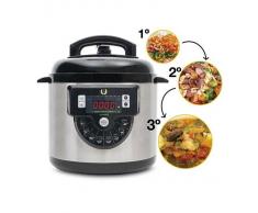 Olla Programable Gm Modelo F. Robot De Cocina Programable Multifunción Que Cocina Por Ti. Capacidad De Hasta 6 Litros.