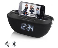 Audiosonic Radio-Despertador Bluetooth AudioSonic CL1462