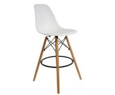 Superstudio Taburete alto wooden h70-blanco