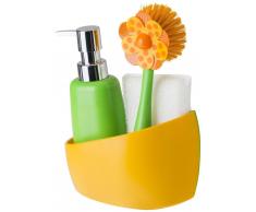 VIGAR Set Fregadero Lolaflor Con Dosificador De Jabon Naranja