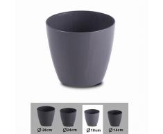 Macetero lux gris