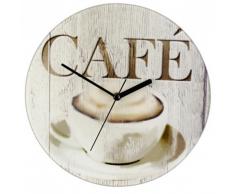 Wenko Reloj de cocina Puente de Café Decorado Bistro 27x3 cm