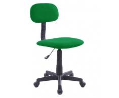 Silla de oficina giratoria con gas Bart Verde