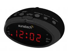 RADIO RELOJ SUNSTECH FRD-16NK NEGRO