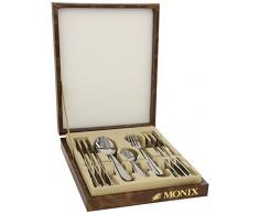 Monix Set London 24 piezas cubiertos acero inoxidable