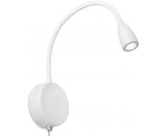 Faro Bcn Aplique Loke Lector Blanco Led 3W 3000K
