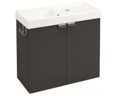 Bath+ Mueble 2 Puertas Con Lavabo Antracita 50Cm