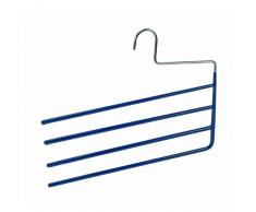 Wenko Percha antideslizante para pantalones KH 4 Azul oscuro 33 x 06.26 cm