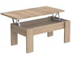 SZ Suárez Mesa De Centro Elevable Alpha Aserrado