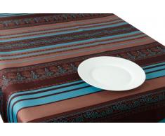 Mantel Brown-Blue Arabesque