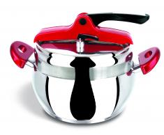 Bergner Olla A Presion 22Cm Rojo Thun Acero Inox