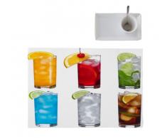 Pack de dos manteles individuales resinado antimanchas 35x50 Zebra