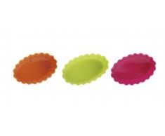 Sets de 6 moldes de silicona ovalados