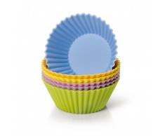 Original Kaiser Juego 6 Moldes Silicona Colores 7Cm.Ã