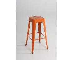Kit Closet Taburete Alto Metal Naranja 19011