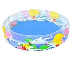 Bestway Piscina 2 Tubos Transparente 102 Cm