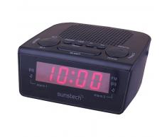 RADIO RELOJ SUNSTECH FRD-18BK
