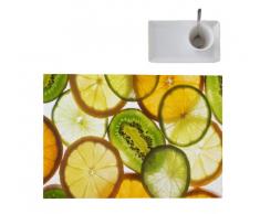 Pack de dos manteles individuales resinado antimanchas 35x50 Zebra