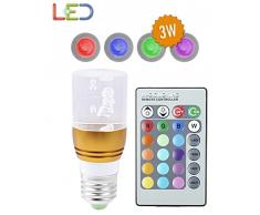Bombilla de LED 16 Colores con mando a distancia