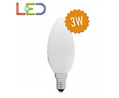 Bombilla LED Tipo Vela E14W360 3W Luz Blanco Calido