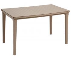 Mesa Exterior Marrón claro Plástico Keter Futura cappuccino 022 std