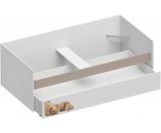 SZ Suárez Cama Qua Blanca/Oso Con Cajón Extraible Opción Nido