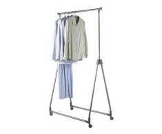 Wenko Perchero plegable Cromo 88x51x165 cm