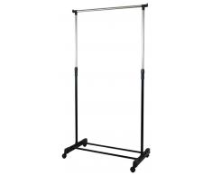 Protenrop Perchero Con Ruedas 80X42X110-165CM Gris