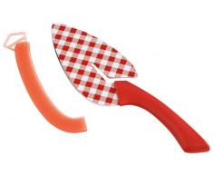 Kuhn Rikon Slice & Serve pala de filo flexible Gingham roja